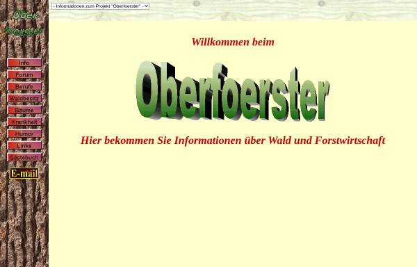Vorschau von www.oberfoerster.de, Oberförster