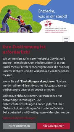 Vorschau der mobilen Webseite www.prmz.de, Pater-Rupert-Mayer-Zentrum