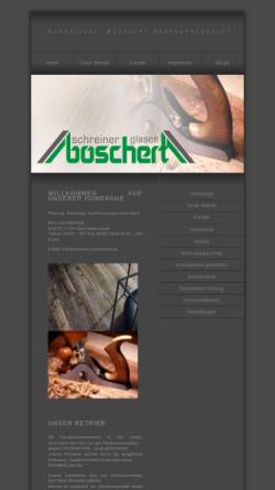 Vorschau der mobilen Webseite www.boschert-schreinerei.de, Schreinerei Boschert