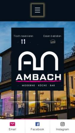 Vorschau der mobilen Webseite www.ambach-idstein.de, Ambach
