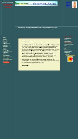 Vorschau der mobilen Webseite www.bauernweisheiten.de, Bauernweisheiten: humorige Informationen über Agrarpolitik und Landwirtschaft