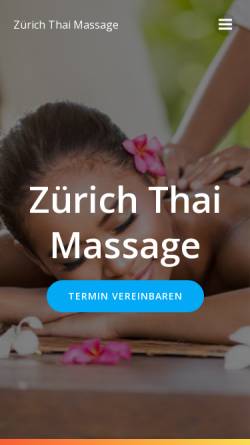 Vorschau der mobilen Webseite www.zurich-thai-massage.ch, Zurich Thai Massage