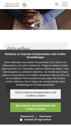 Vorschau der mobilen Webseite www.katholische-kirche-emsdorf.de, Mariae Himmelfahrt