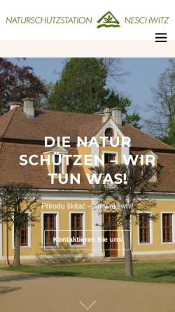 Vorschau der mobilen Webseite naturschutz-neschwitz.org, Naturschutzstation Neschwitz e.V.