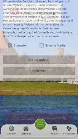 Vorschau der mobilen Webseite www.adler-apotheke-tangermuende.de, Adler-Apotheke