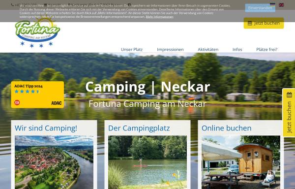 Campingplatz - Fortuna Camping am Neckar
