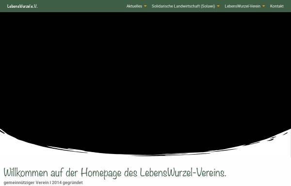 Vorschau von www.lebenswurzel.org, LebensWurzel e.V.