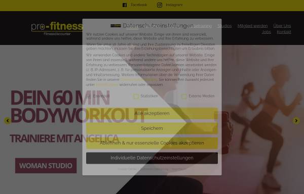 Vorschau von www.pro-fitness-discounter.com, pro-fitness-discounter