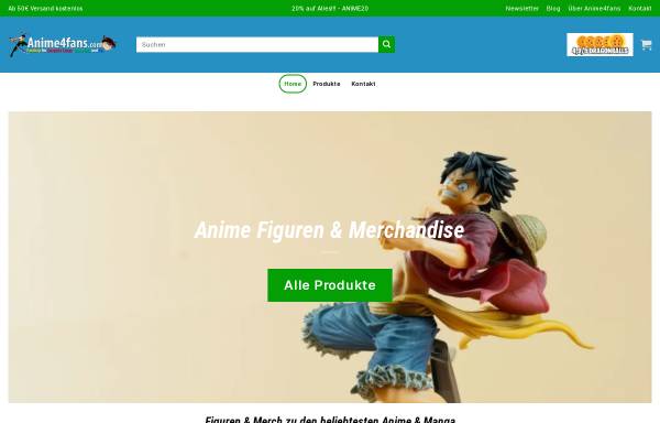 Vorschau von anime4fans.com, Anime4fans.com