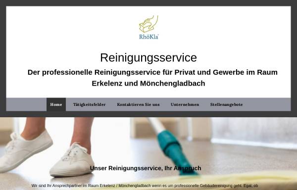 Vorschau von www.rhoekla-reinigungsservice.de, RhöKla-Reinigungsservice