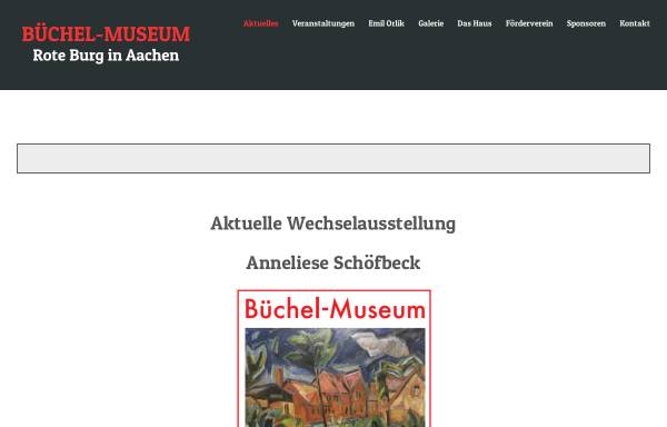 Vorschau von roteburg-buechelmuseum.de, Büchel-Museum
