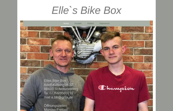 Vorschau von www.ellesbikebox.de, Elle's Bike Box