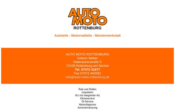 Vorschau von www.auto-moto-rottenburg.de, Auto Moto Rottenburg