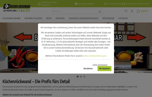 Vorschau von kuechen-rueckwand.com, BS-LINE Werbung & Design