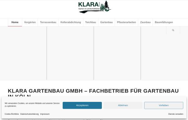 Vorschau von klaragmbh.com, Klara Gartenbau GmbH