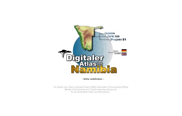 Digitaler Atlas von Namibia