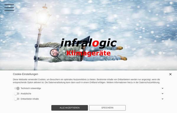 Vorschau von www.klimaanlage-eco.de, Infralogic Klimageräte