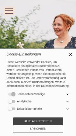 Vorschau der mobilen Webseite www.herz-und-wort.de, Herz und Wort - Ilva Siebenhaar