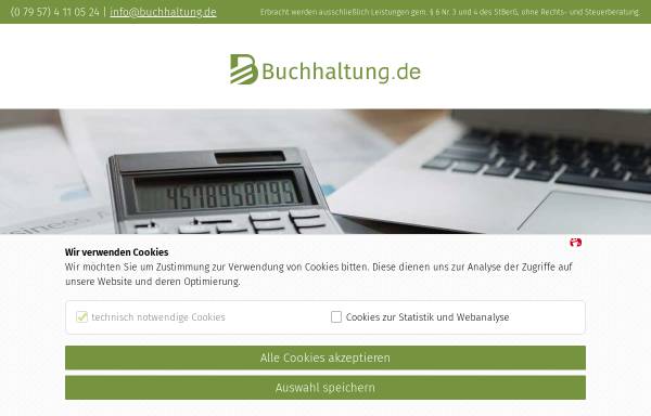 Vorschau von www.buchhaltung.de, Buchhaltung.de
