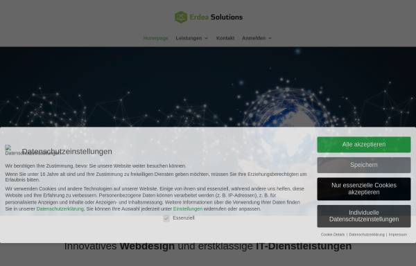 Vorschau von www.erdea-solutions.de, Erdea Solutions - Webdesign Agentur