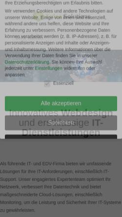 Vorschau der mobilen Webseite www.erdea-solutions.de, Erdea Solutions - Webdesign Agentur