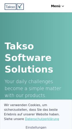 Vorschau der mobilen Webseite takso.de, Takso GmbH