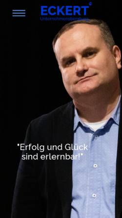 Vorschau der mobilen Webseite www.firmen-doktor.de, Unternehmensberatung Eckert