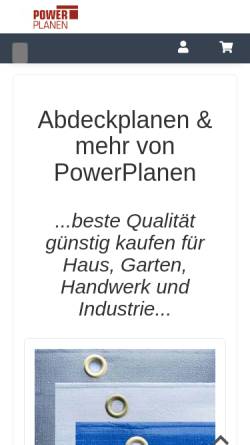 Vorschau der mobilen Webseite www.powerplanen.de, PowerPlanen e.K.