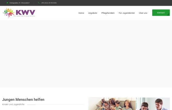 Vorschau von www.kwv-jugendhilfe.de, KWV GmbH Hilfen für junge Menschen