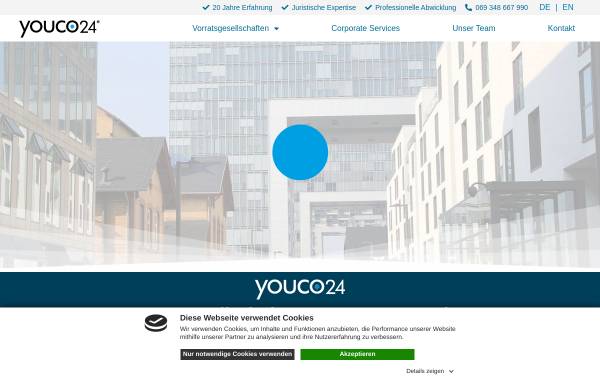 Vorschau von youco24.de, Youco24 Vorratsgesellschaften GmbH