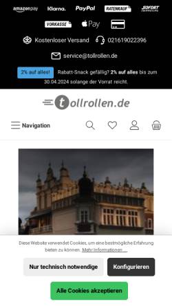 Vorschau der mobilen Webseite tollrollen.de, Tollrollen