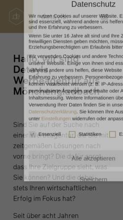 Vorschau der mobilen Webseite www.detayls.de, Detayls - Werbeagentur