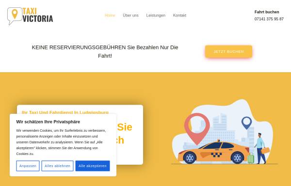 Vorschau von victoria-fahrdienste.de, Victoria Fahrdienste