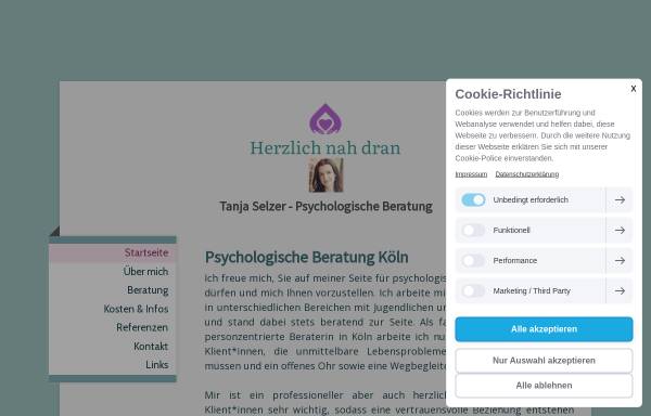 Vorschau von www.tanjaselzer-beratung.de, Tanja Selzer - Psychologische Beratung