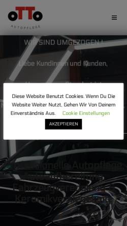 Vorschau der mobilen Webseite otto-pflege.de, oTTo Autopflege