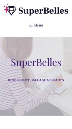 Vorschau der mobilen Webseite www.superbelles.fr, superbelles.fr