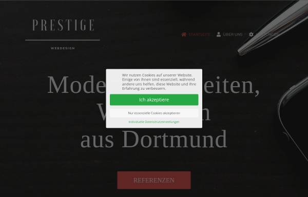 Vorschau von prestige-webdesign.de, Prestige Webdesign