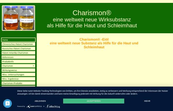 Vorschau von www.charismon.de, Alpha & Omega Kosmetik und Medien GmbH