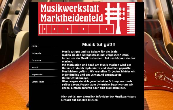 Vorschau von musikwerkstatt-mar.de, Musikwerkstatt Marktheidenfeld