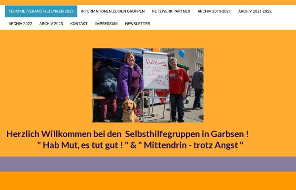 Vorschau von www.depressionen-hannover.de, Verein HAB MUT, ES TUT GUT & MITTENDRIN - TROTZ ANGST