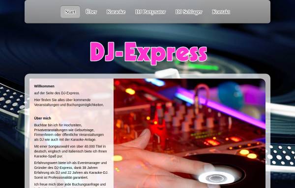 Vorschau von www.dj-express.net, DJ-Express