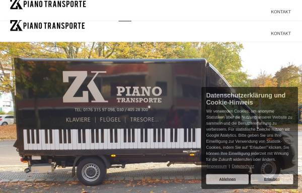 Vorschau von zk-piano-transporte.de, ZK Piano Transporte