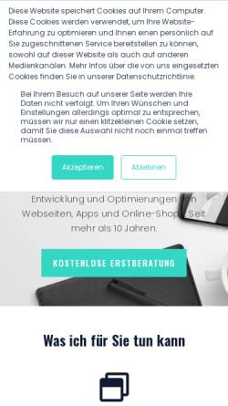 Vorschau der mobilen Webseite www.philipp-weigert.de, Philipp Weigert UI/UX Freelancer
