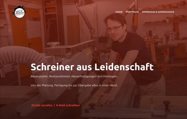 Vorschau von muc-schreiner.de, MUC Schreiner, Martin Schmid