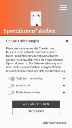 Vorschau der mobilen Webseite www.sportifanten.de, Sportifanten