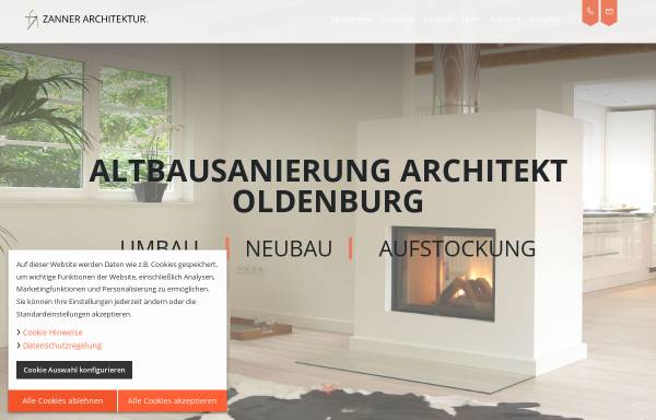 Vorschau von www.zanner-architektur.de, Zanner Architektur.