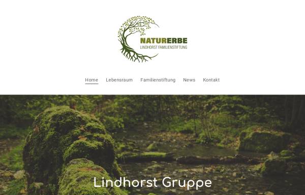 Vorschau von www.lindhorst-gruppe-naturerbe.de, Lindhorst Gruppe Familienstiftung Naturerbe