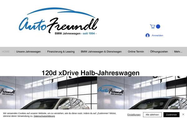 Vorschau von www.autofreundl.de, AutoFreundl BMW-Jahreswagen