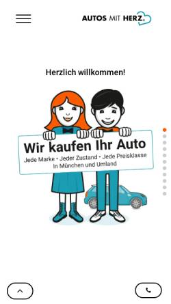Vorschau der mobilen Webseite autosmitherz.de, Autosmitherz