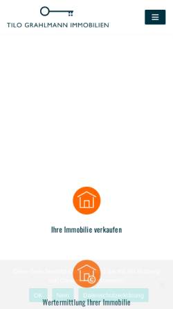 Vorschau der mobilen Webseite grahlmann-immobilien.de, Tilo Grahlmann Immobilien